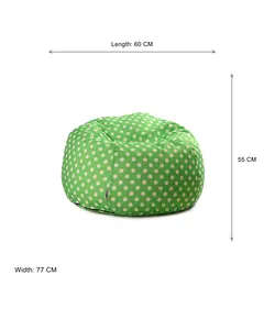 Ariika - Comfy Bean Bag Kids - Polka Dot ( L 60 x W 77 ) cm use for Adults and Kids