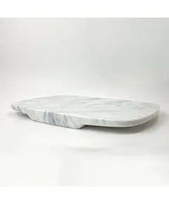 MUD - Buffet Plate Natural Marble (L 40 x W 26 x H 2 cm ) - Handmade Tijarahub