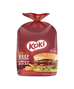 Beef Burger - 20 Pieces - 1 Kg - Koki