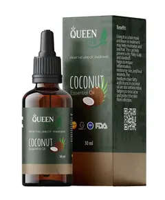 Pure Coconut Oil - 30 ml - Queen Tiye