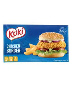 Chicken Burger - 8 Pieces - Koki