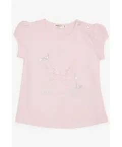 Pink Laced T-Shirt - Baby Girls' Wear - Cotton