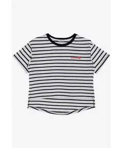 Striped Casual T-Shirt - Girls' Wear - Cotton