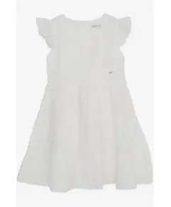 Simple White Dress - Baby Girls' Wear - Cotton
