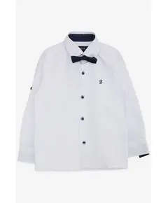 White Bow Tie Shirt - Boys' Wear - Cotton