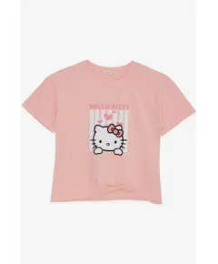 Hello Kitty Design Casual T-Shirt - Girls' Wear - Cotton