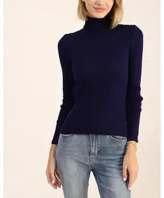 Long Sleeve Turtleneck Knitwear - Women's Wear - Acrylic