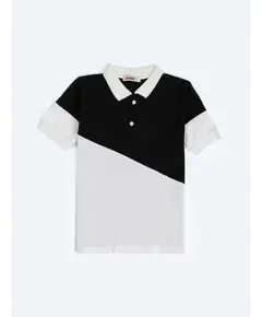 Giggles - Black & White T-Shirt - For junior Boys 95% Cotton 5% Elastane