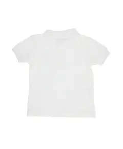 Giggles - White Polo T-Shirt - Kids Boys - 95% Cotton 5% Elastane