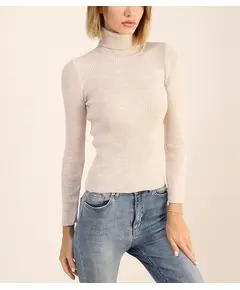 Long Sleeve Turtleneck Knitwear - Women's Wear - Acrylic