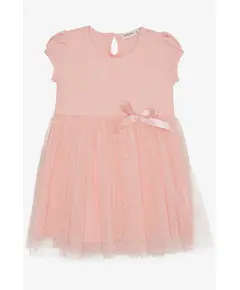 Dress Bow Tulle - Baby Girls' Wear - 90% Cotton & 10% Lycra