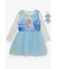 Elsa Snow Queen Long Sleeve Dress - Baby Girls' Wear - Cotton and Lycra