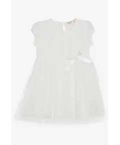 Dress Bow Tulle - Baby Girls' Wear - 90% Cotton & 10% Lycra