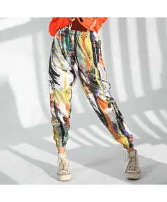 Abstract Pop Joggers - Women's Wear - Waterproof Microfiber