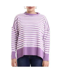 Long Sleeve Sweater - Women's Wear - 70% Cotton & 30% Polyester