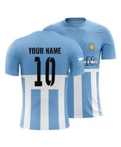 Soccer Jersey T-shirt (Add Your Name) - Men's Wear - Closed Mesh Polyester