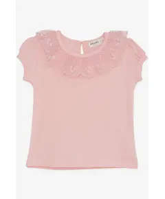 Frilly Collared Top - Girls' Clothing - Cotton