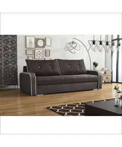 Badya - Modern Sofa Bed - Red Beech Wood - 225 × 95 × 80 cm
