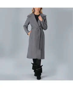 Coat with Belt - Women's Wear - Turkey Fashion