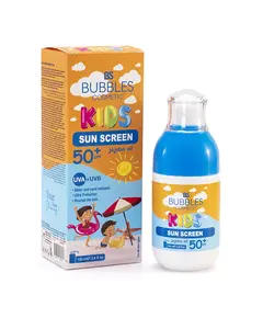 Sunscreen Cream - 50 + SPF Kids Sunscreen With Jojoba Oil - 100 ml​ - Bubbles Cosmetics Tijarahub