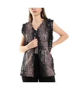 Sleeveless Vest - Women's Wear - Faux Fur