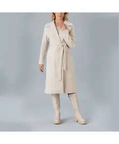 Coat with Belt - Women's Wear - Turkey Fashion