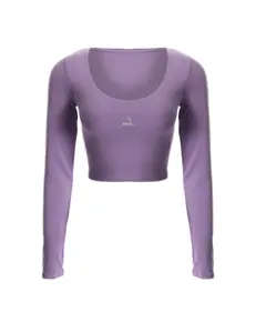Long Sleeves Crop Top - Women's Wear - Dry-Fit Polyester