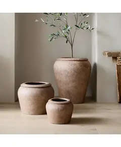 Unique Pots & Plants - Handmade - Fiberglass Roma Pot - Home & Garden Decoration - B2B - 35 cm×45 cm TijaraHub