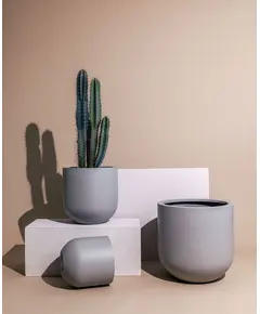 Unique Pots & Plants - Fiberglass Marseille Pot - Handmade - Home & Garden Decoration - B2B - 60 cm×50 cm TijaraHub