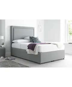 BedNHome - Polyester Fabric Bed - Musky - MDF Wood - 195 × 100 × 25 cm TijaraHub