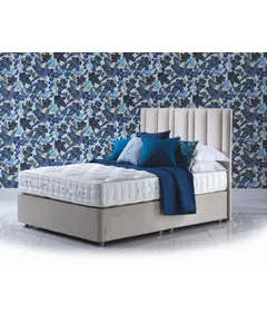 Bed N Home - Polyester Fabric Bed - Musky - MDF Wood - 195 × 100 × 25 cm TijaraHub