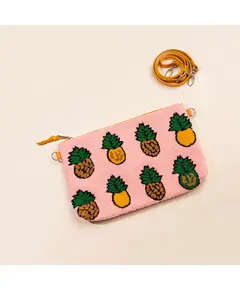 Multicoloured Clutch Bag - Bags For Women - Pineapple - Unique - Tijarahub