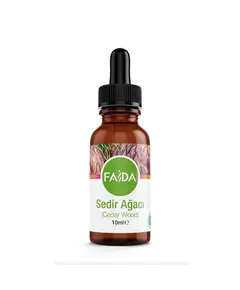 Cedarwood Oil 10ml - Natural Anti-Aging Elixir, Turkish Food Codex Compliant - Faida - Tijarahub