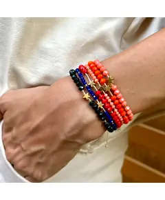 Yomn Jewellery - Bangles & Bracelets - gold /silver plated Egyptian gold 18k with gemstones