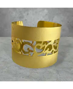 Slamlek Bangle - Handmade Jewelry - B2B - Plated Egyptian Gold 18k - Model: Y.BB 0019 - Tijarahub