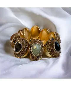 Yomn Jewellery - Rings - Featuring Handmade Cut Brass, Gold 18k, Gemstones, Supplier Chain - Tijarahub