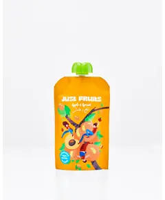 Natural Apple & Apricot Pure Pouches Juice - Just Fruits - Wholesaler Beverage TijaraHub