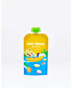 Natural Apple & Banana Puree Pouches Juice - Just Fruits - TijaraHub