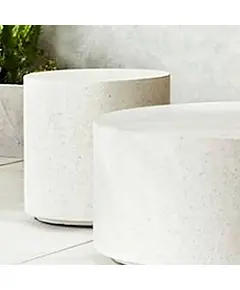 Magic Side Table - Wholesale White Terrazzo Polyester Stone Furniture - Shaheen Farouk Designs - tijarahub