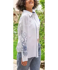 Premium Quality White Long Sleeve Buttoned Shirt - Wholesale Clothing - Women's Clothes - Chic - Tijarahub