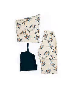 High Quality Off-White Kimono Pajama Set - Buy in Bulk - Women's Home Wear - Comfort - Tijarahub