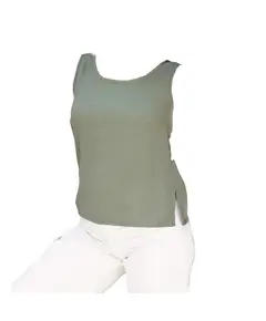 High Quality Olive Sleeveless Top - Wholesale Clothes From Egypt - Women's Clothes - Comfortable - Tijarahub