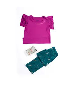 Premium Quality Purple Pants Pajama Set - Wholesale - Women's Homewear - Comfort - Tijarahub