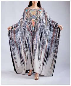 Unique Oasis of Peace Kaftan - Wholesale Clothing - Fashion for Women - Crepe - 150 cm - Tijarahub