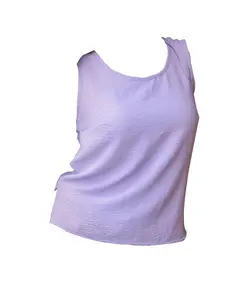 Premium Quality Purple Sleeveless Top - Wholesale Clothes From Egypt - Women's Clothes - Soft - Tijarahub