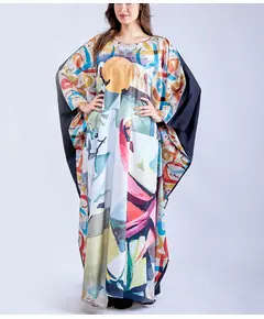 Stylish Lady of Sand Kaftan - Wholesale - Fashion for Women - Crepe - 150 cm - Tijarahub