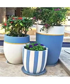 Pots - Polyester Stone Handmade - Wholesale Outdoor Accessories - Shaheen Farouk Designs - TijaraHub