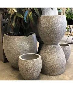 Pots - Handmade Polyester Stone Planters - Shaheen Farouk Designs - TijaraHub