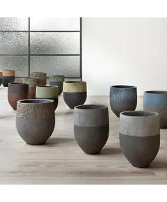 Pots - Handmade Polyester Stone Planters - Shaheen Farouk Designs - TijaraHub