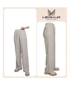 Linen Trousers - B2B - Fashion For Women - Mercury - Tijarahub